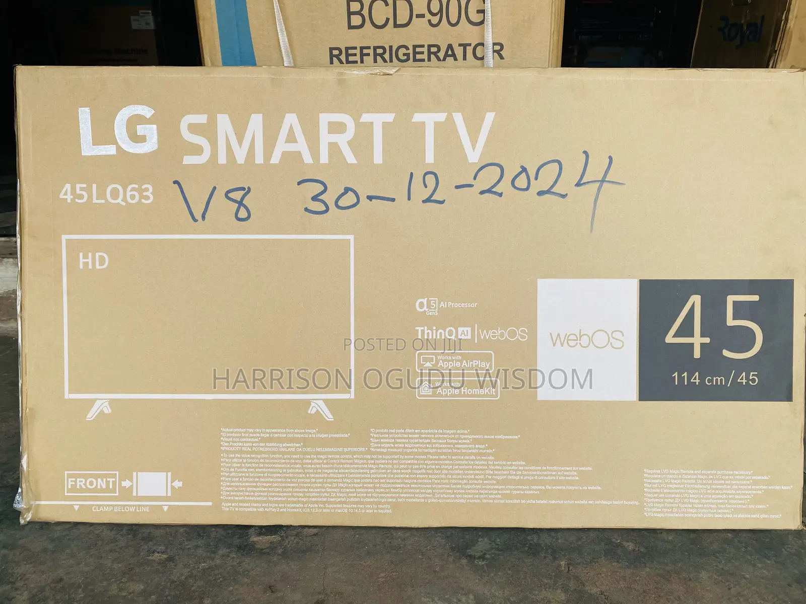 Original Lg 45” Smart Tv for Sale