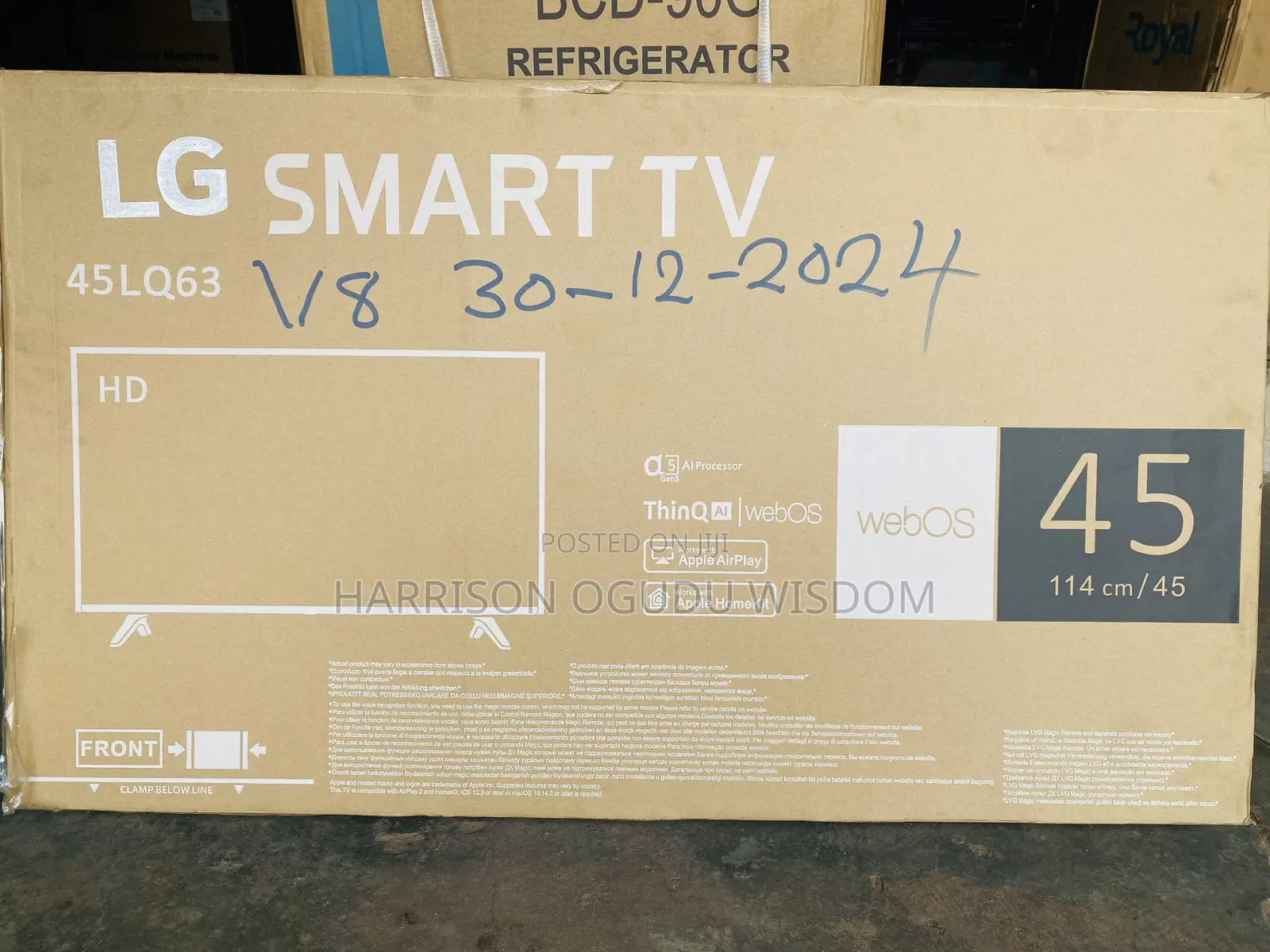 Original Lg 45” Smart Tv for Sale