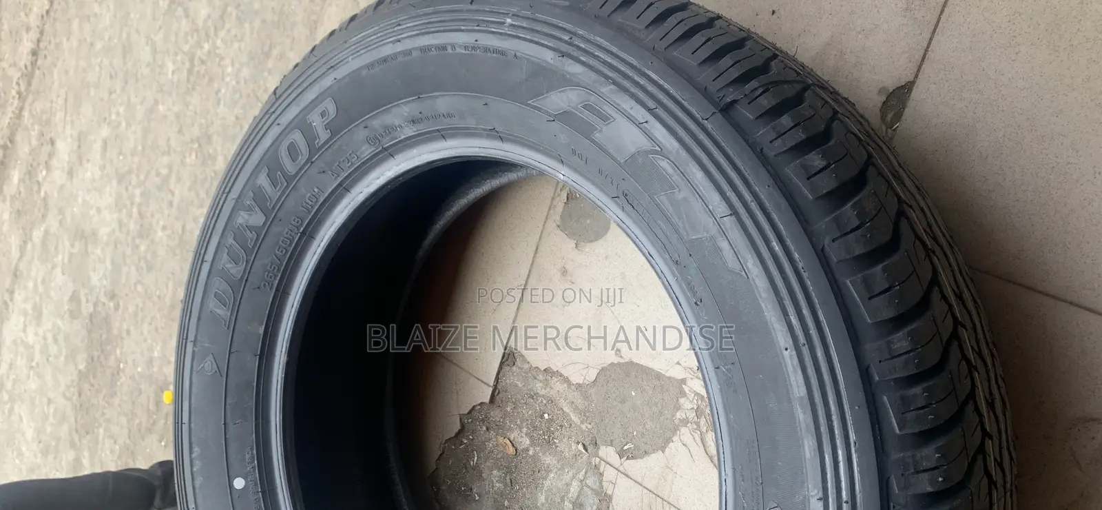 265/60r18 Dunlop Tyre