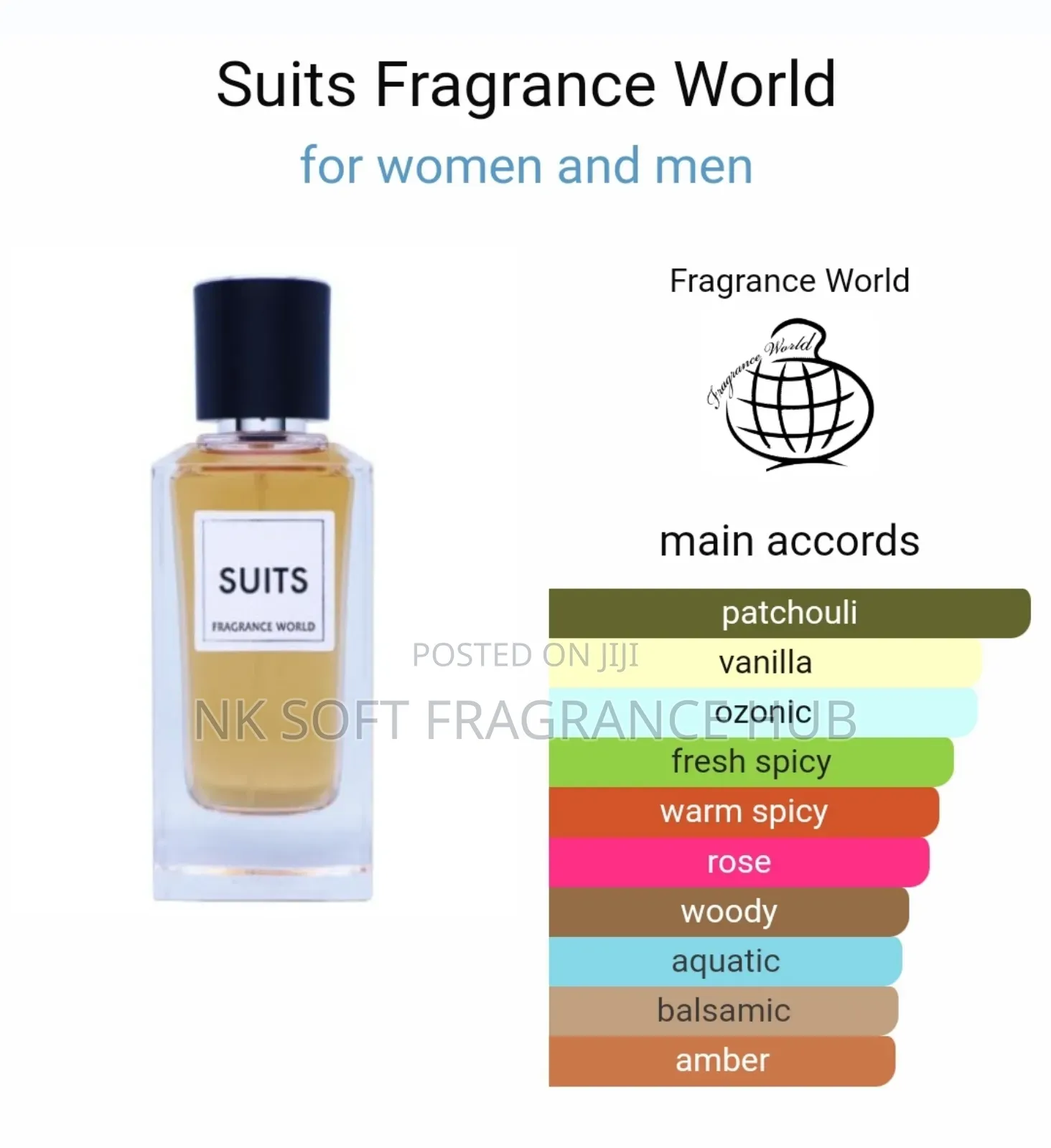 Suits by Fragrance World Perfume 100ml