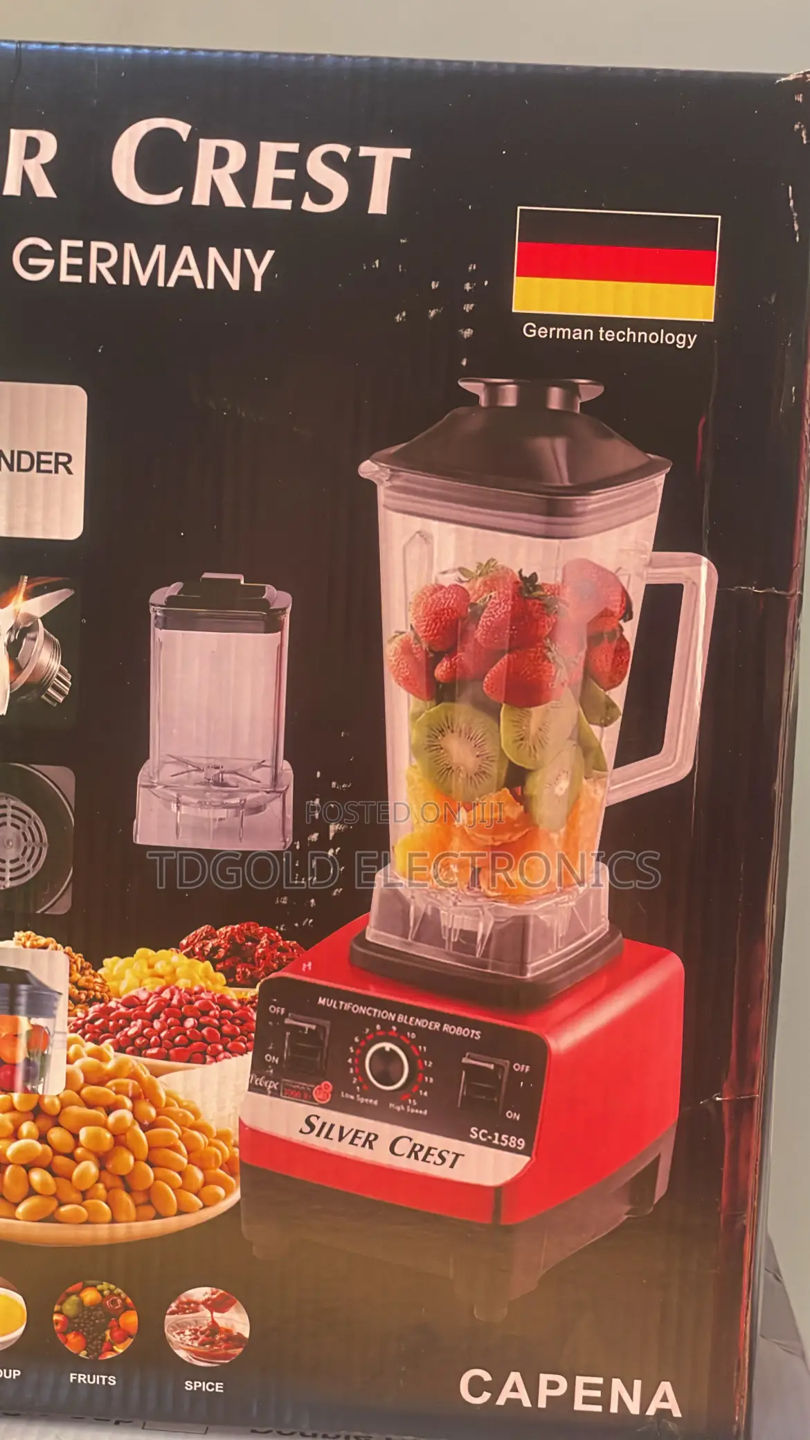 Silver Crest 2-Liter Blender With 2 Cups