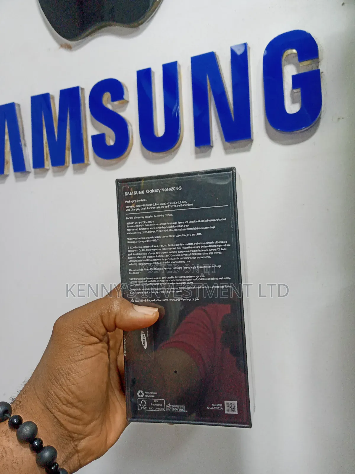 New Samsung Galaxy Note 20 5G 128 GB Black