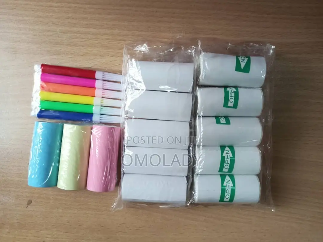 10 Rolls White Children Camera Wood Pulp Thermal Paper