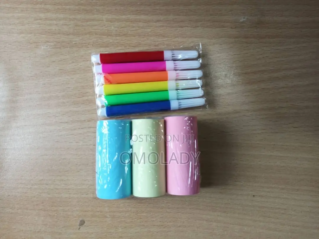 10 Rolls White Children Camera Wood Pulp Thermal Paper