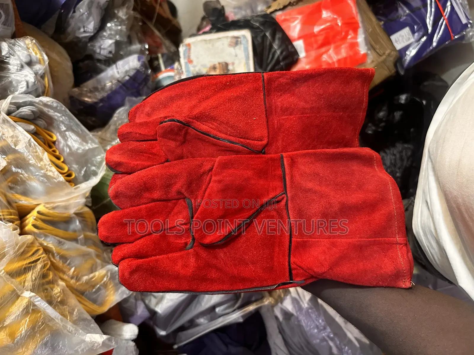 Leather Hand Gloves.