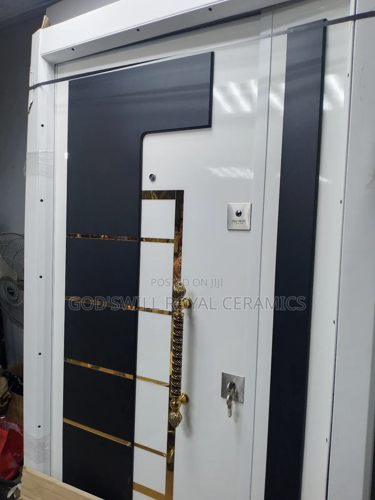 Luxury White and Gold Door
