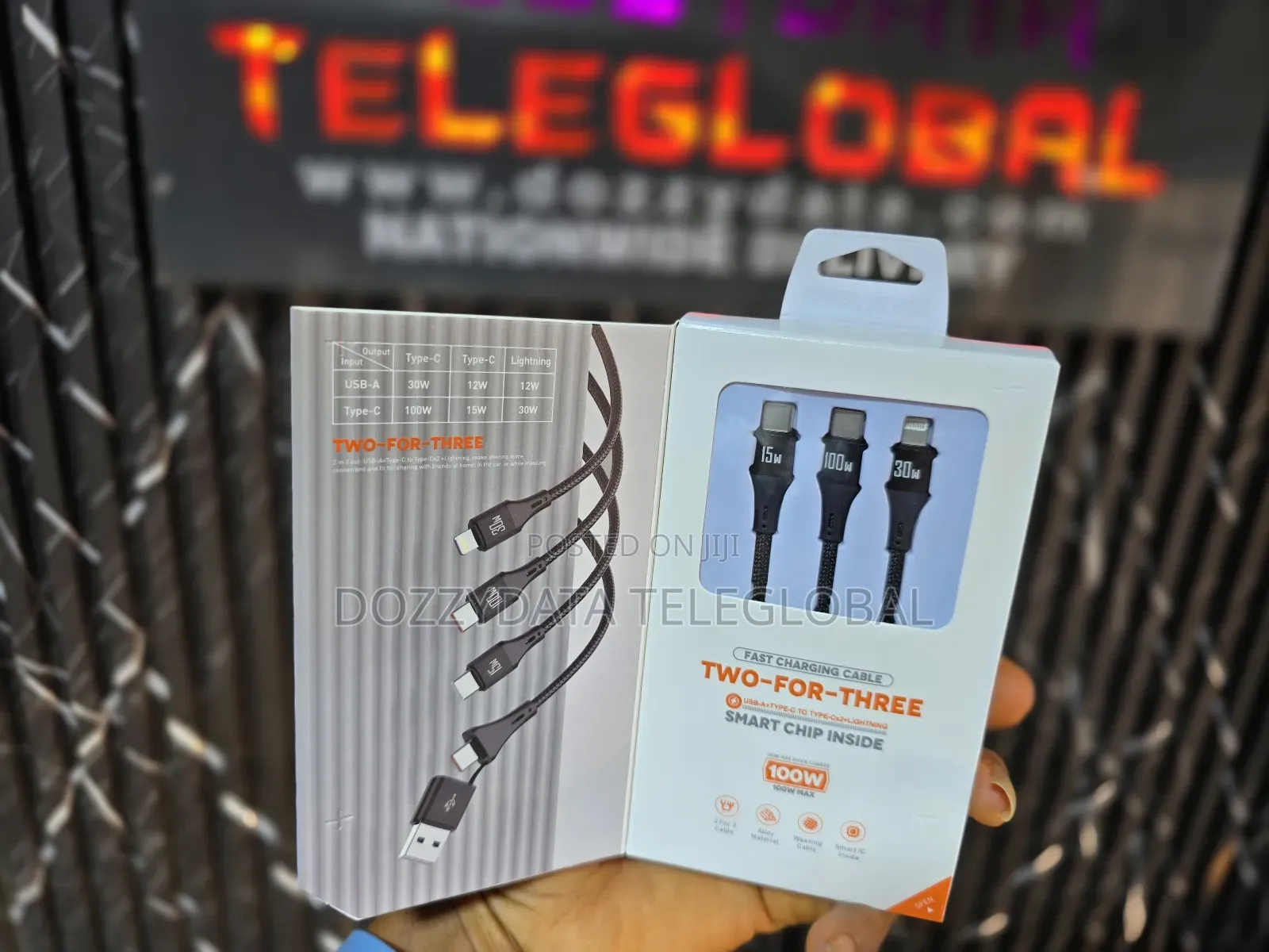 Ldnio 100W Lc97u Fast Charging Cable Two for Three