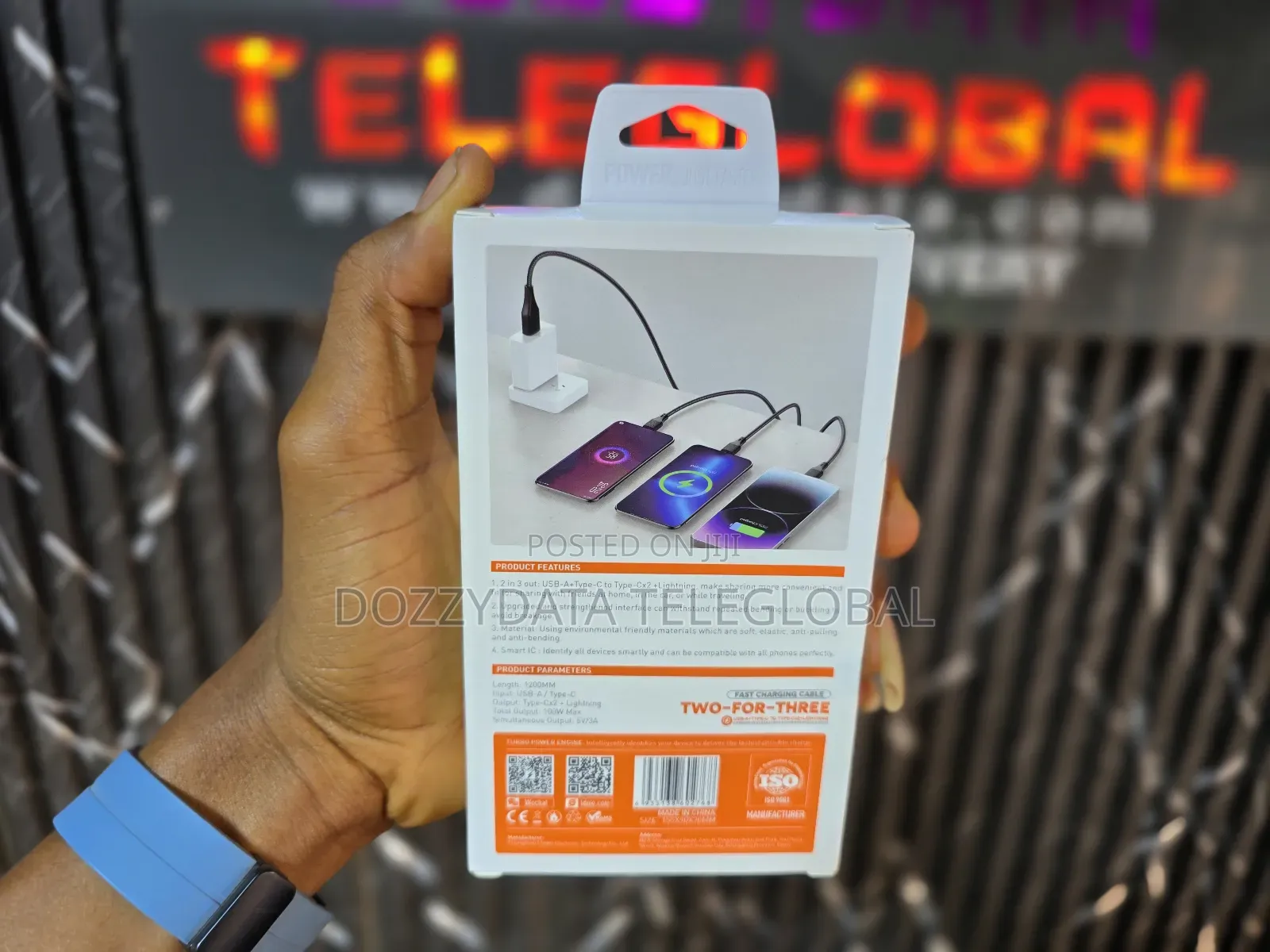 Ldnio 100W Lc97u Fast Charging Cable Two for Three