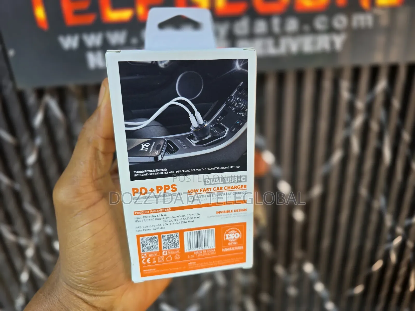 Ldnio 60W Fast Car Charger C104