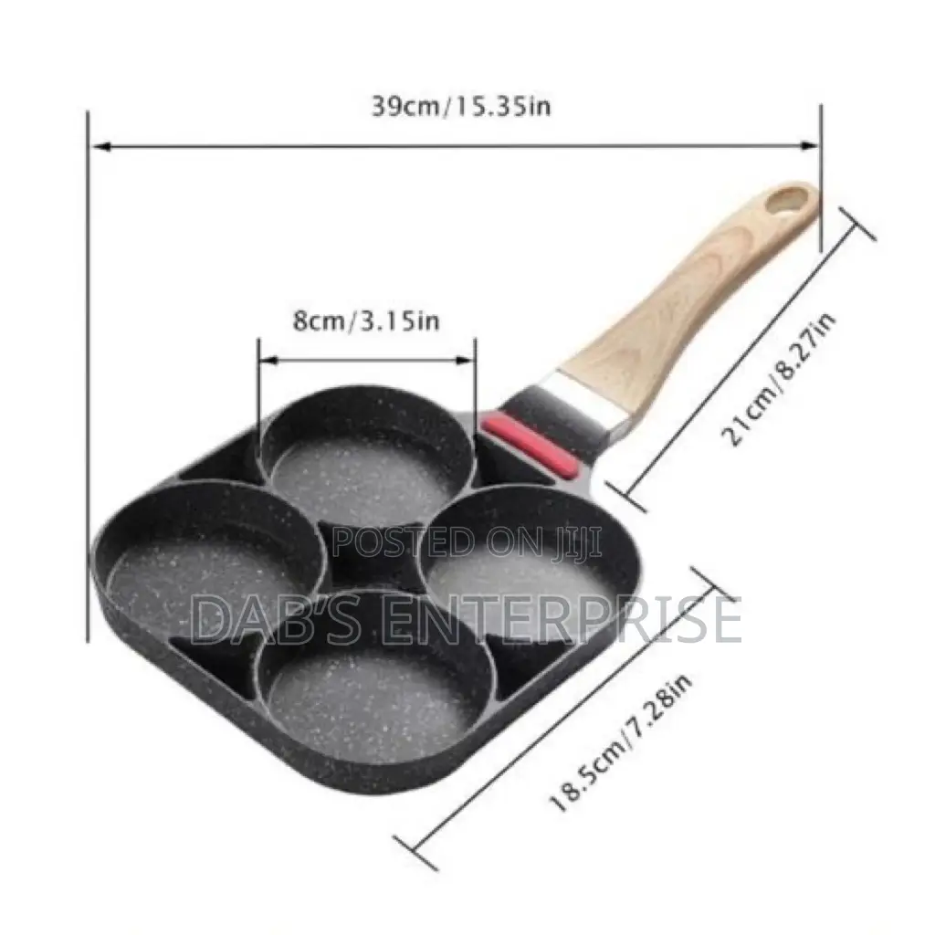 4 Holes Non Stick Frying Pan