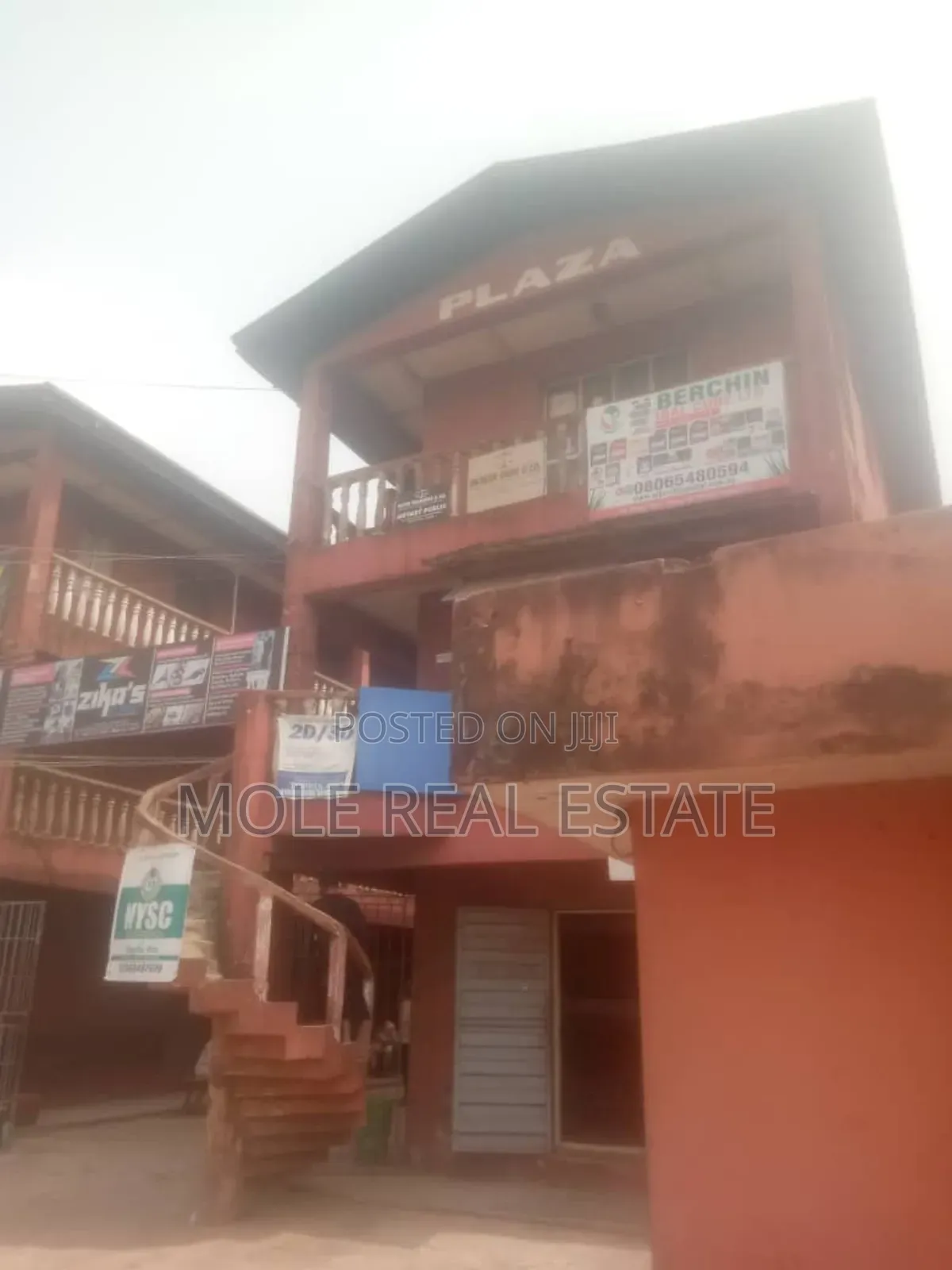 Karan Plaza 2 Storey Collage Bustop Ikotun