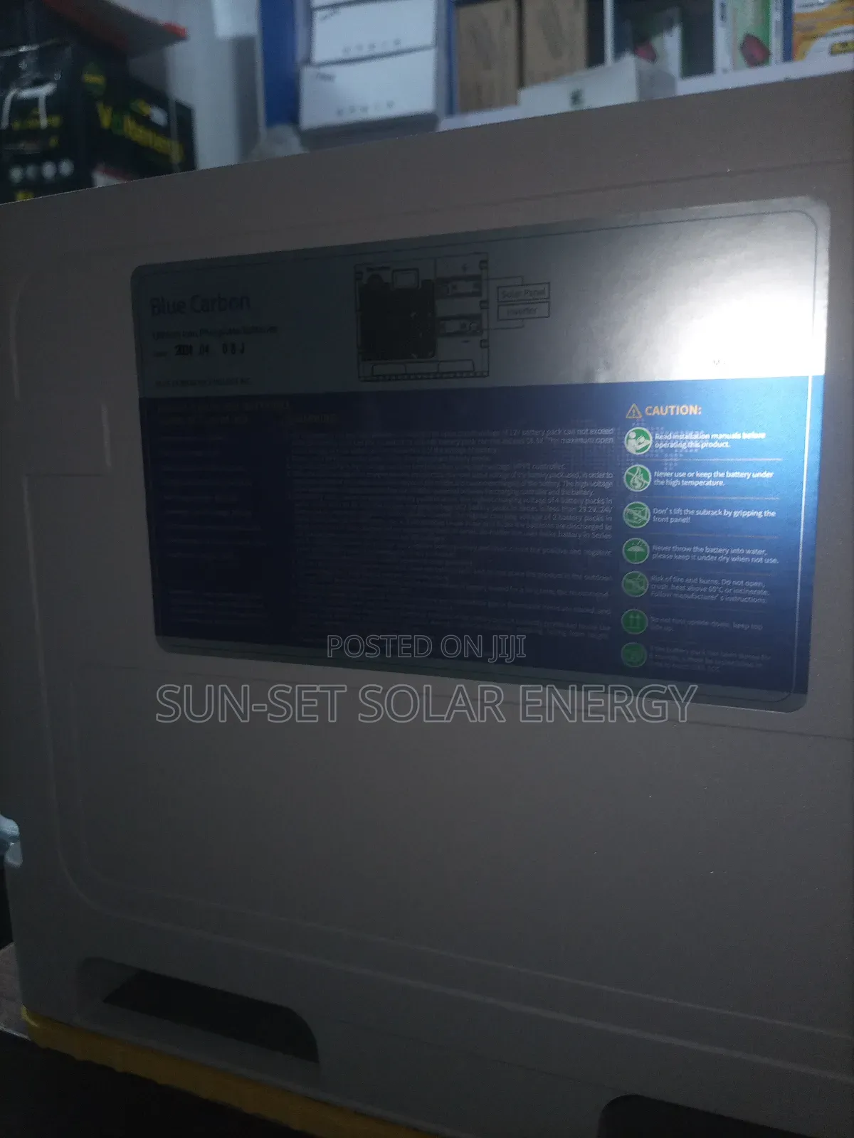 Blue Carbon 5kwv 300ah 24v With 5yrs Warranty
