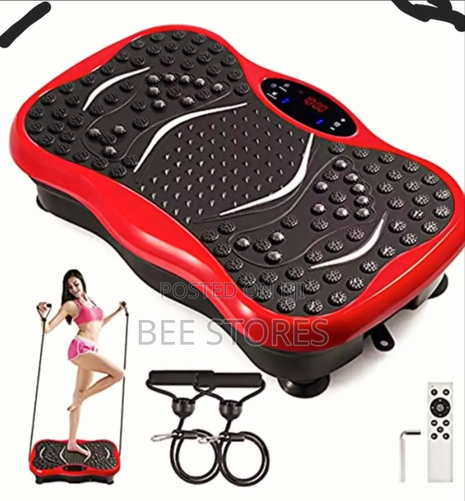 Ultra Slim Whole Body Massager With Band and Remote Control