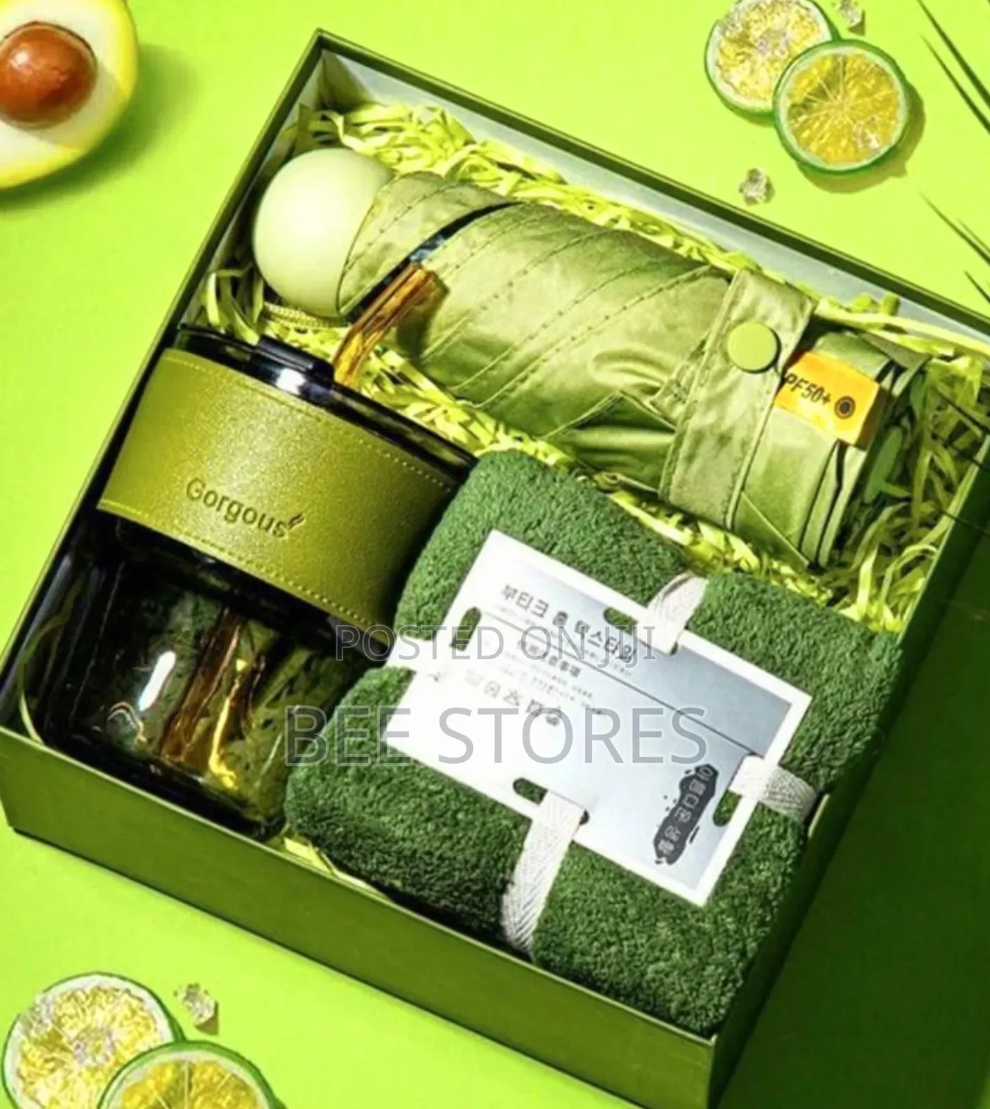 3 3in1 Gift Set With Umbrella, Gym Towel and Cup