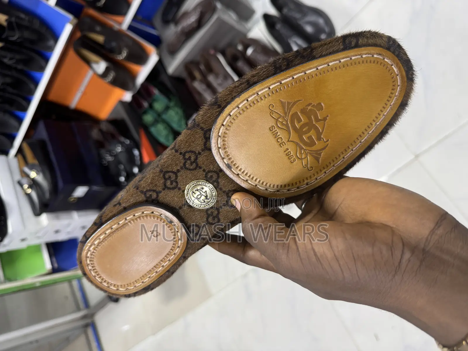 Luxury Italian Gucci Animal Skin