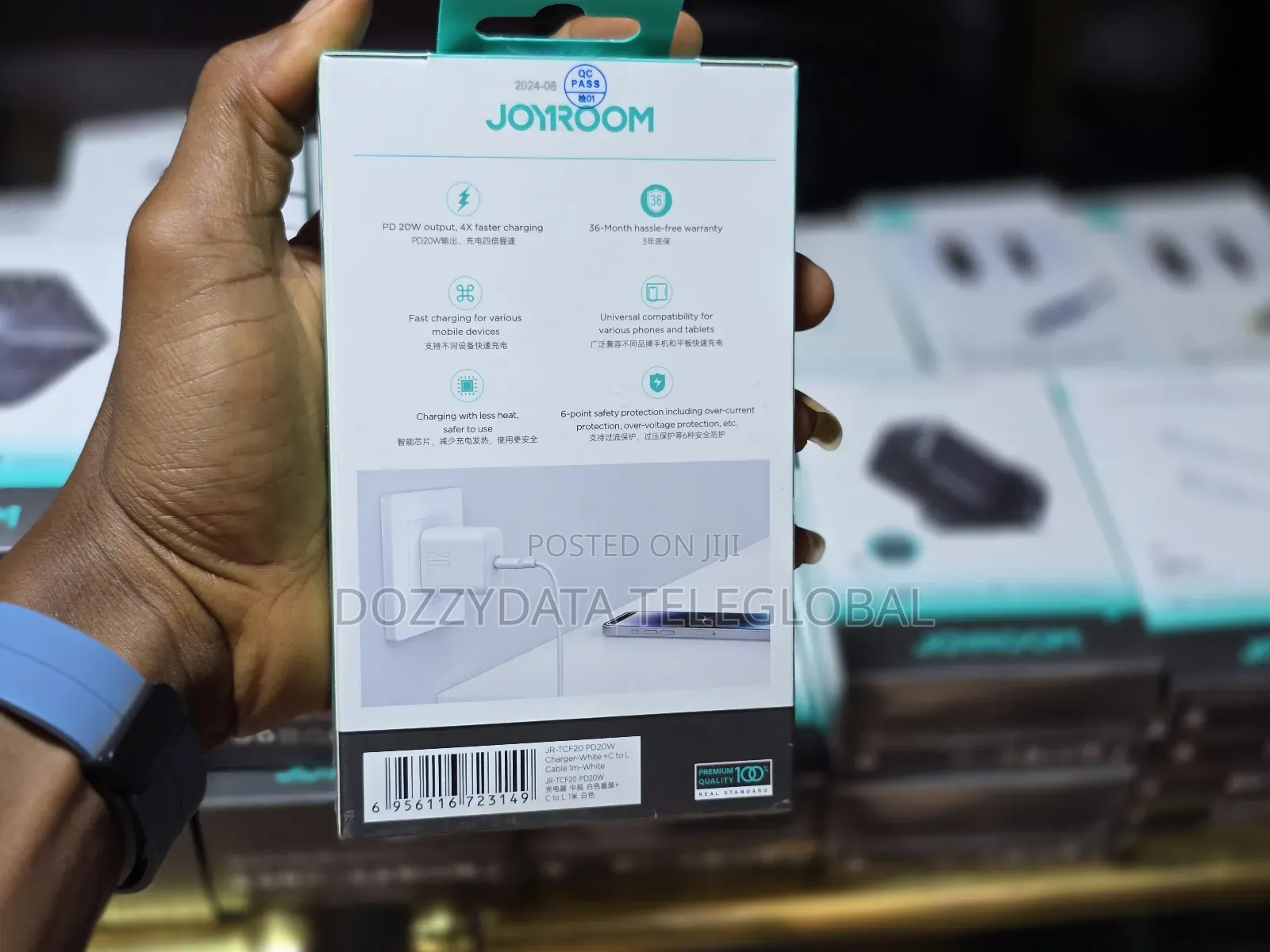JOYROOM PD 20W Fast Charger 1m Typec to Lightning Data Cable