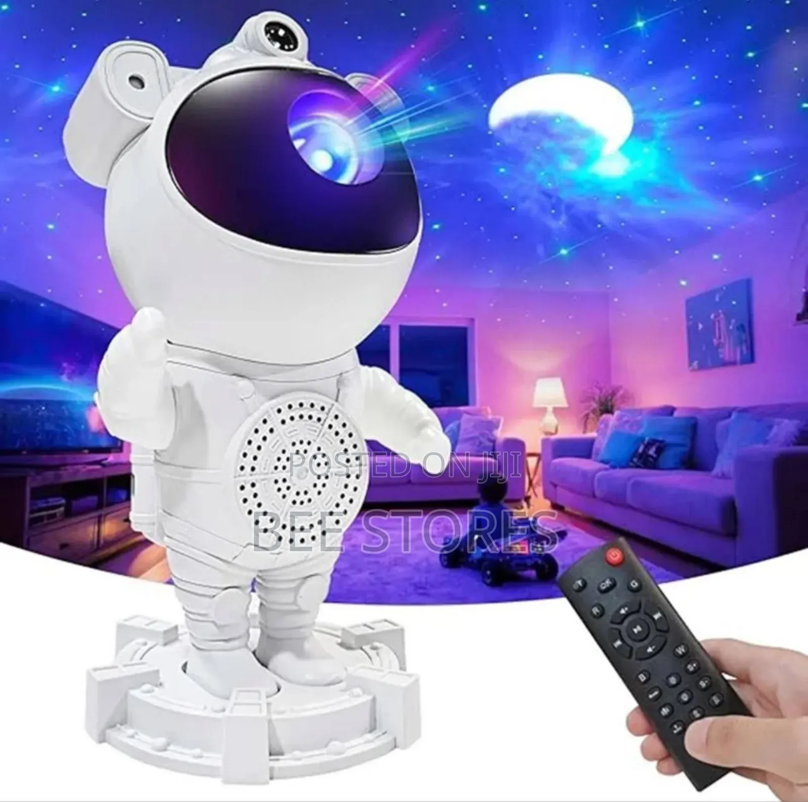 Astronaut Starry Light Projector LED With Bluetooth Speaker