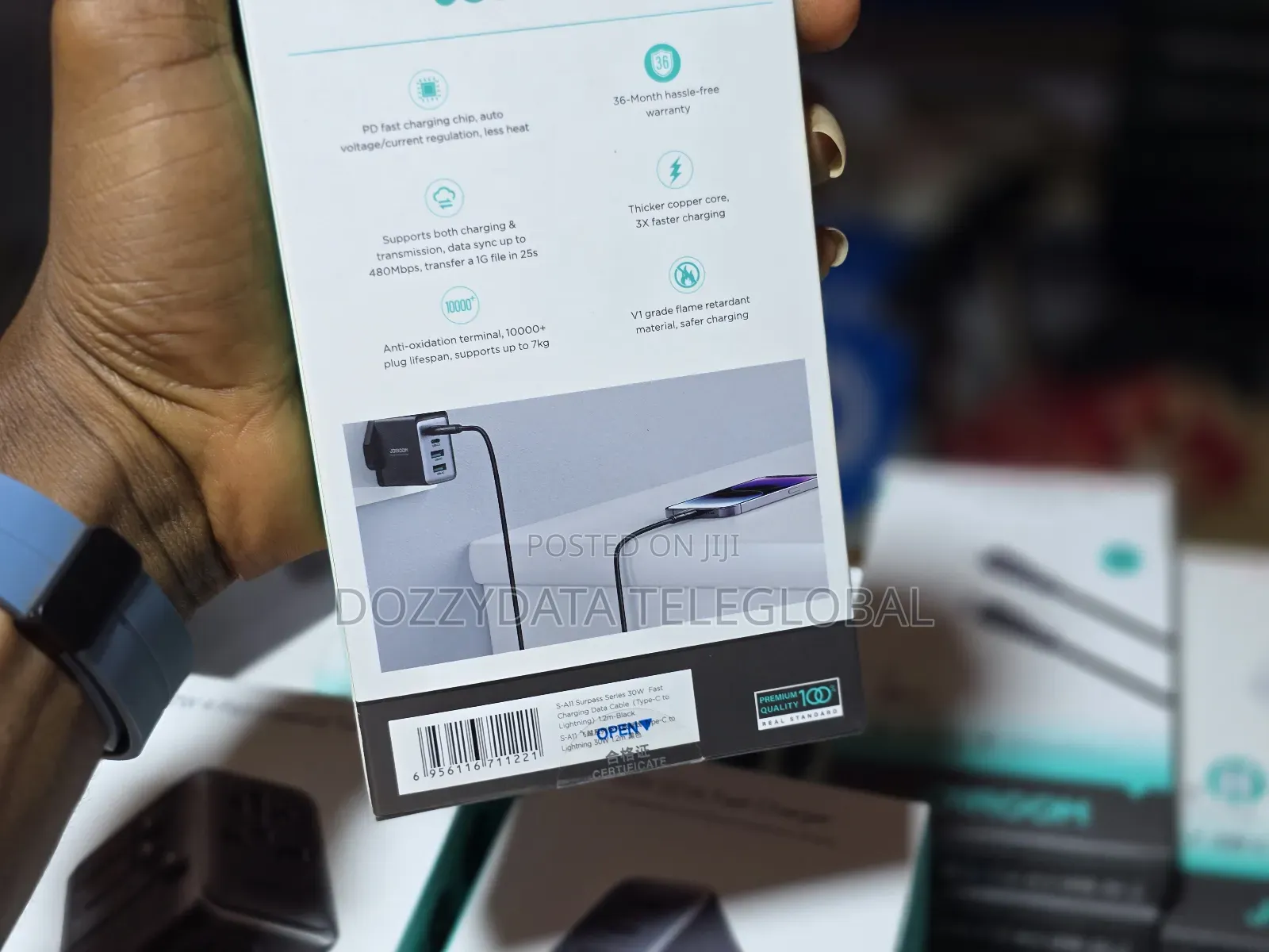JOYROOM 30W PD Fast Charging Data Cable Type-C to Lightning