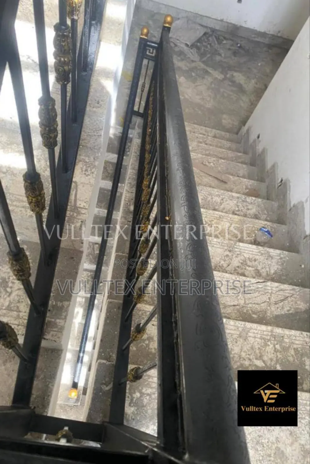 Iron Staircase Railing With Gucci Design