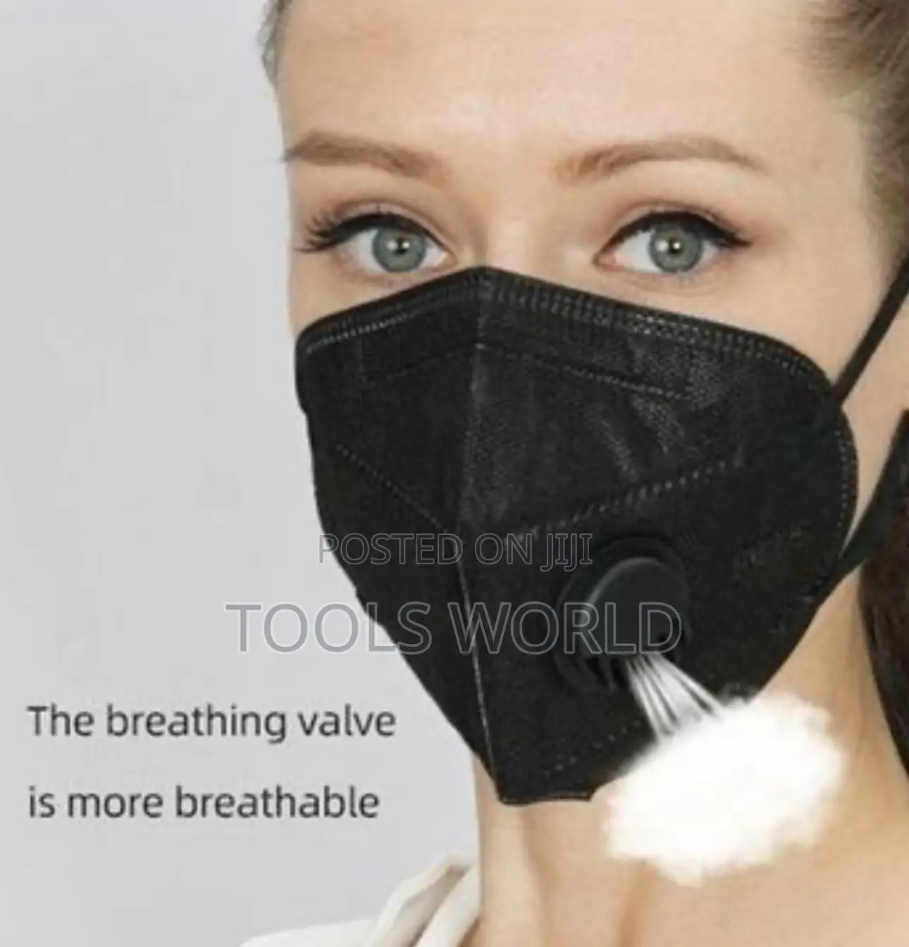 KN95 Face Mask With Filter Black Nose Mask For Men & Women