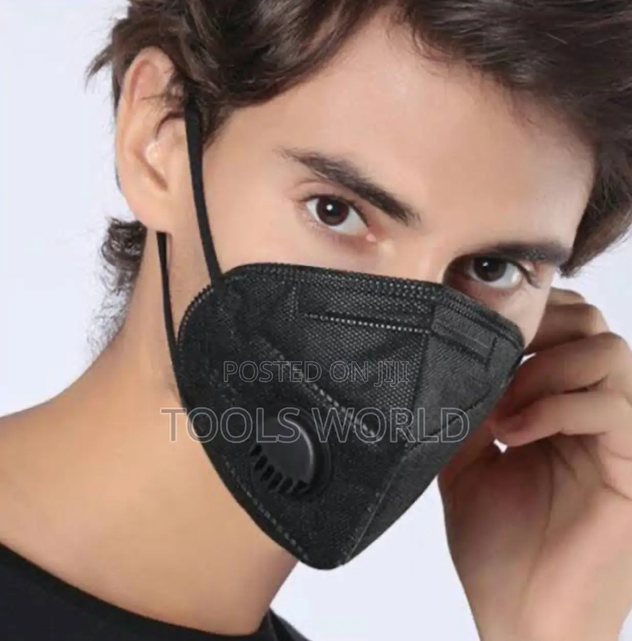 KN95 Face Mask With Filter Black Nose Mask For Men & Women