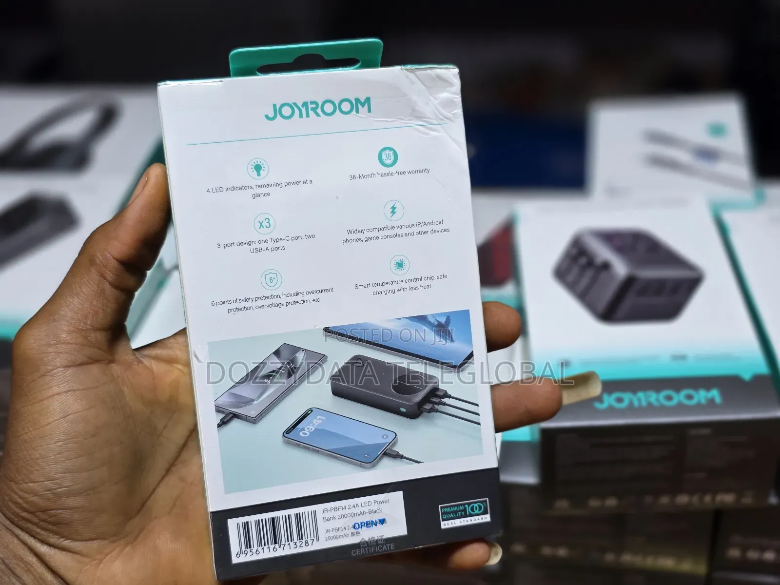 Joyroom 20000mah 2.4A LED Power Bank