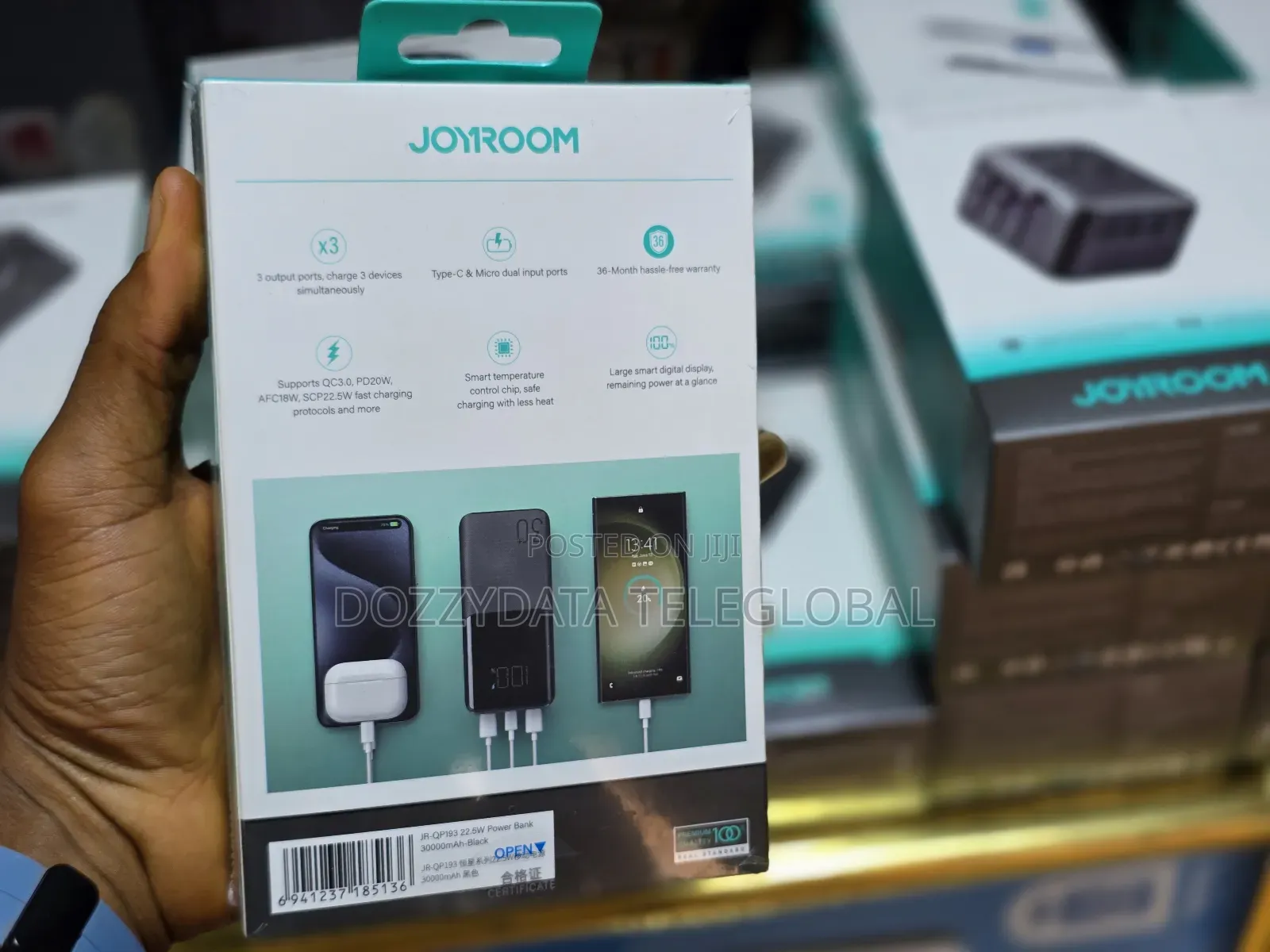Joyroom 22.5w 30000mah Digital Display Fast Powerbank