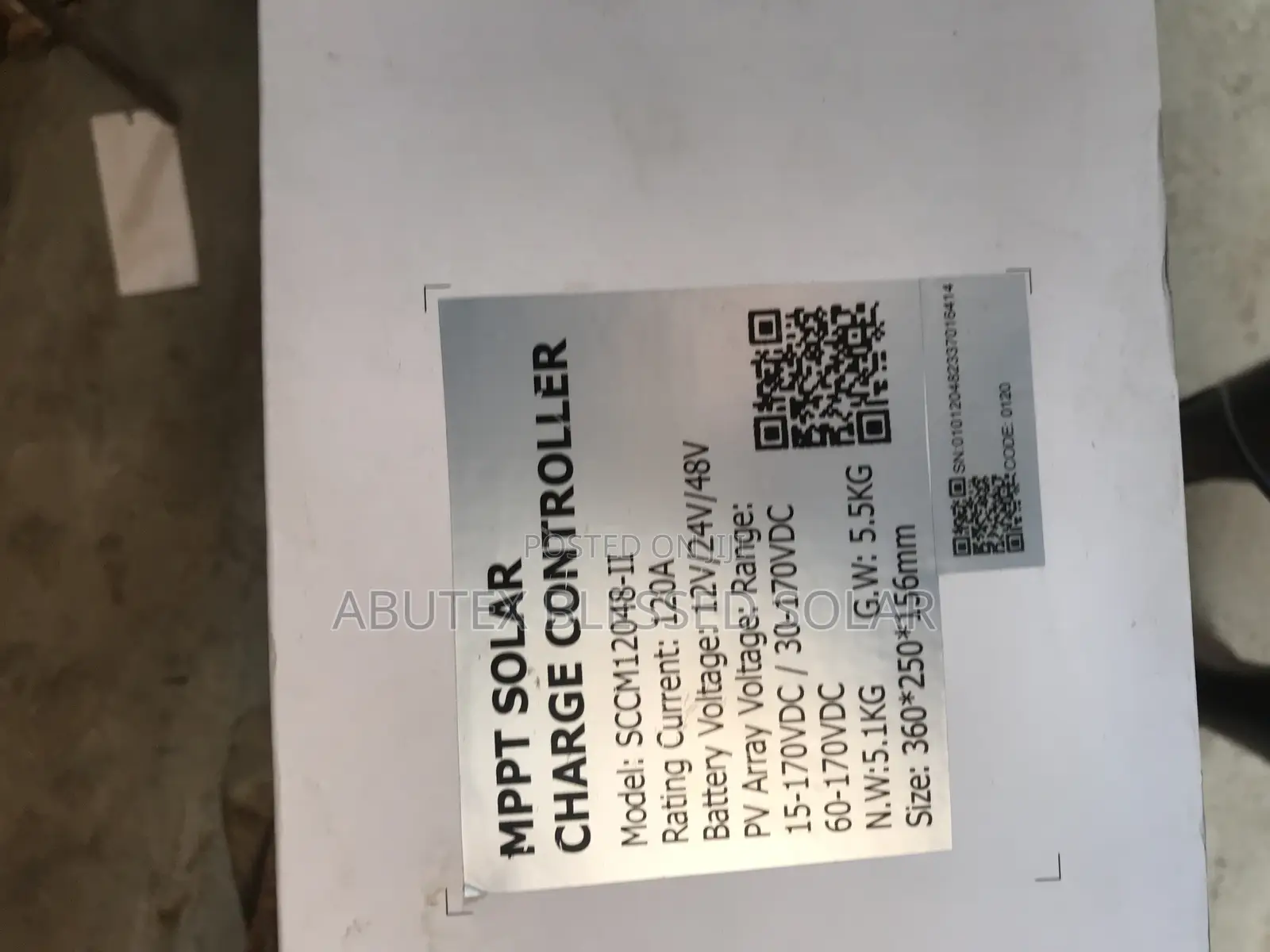 120ah 48v MPPT Felicity Charge Controller