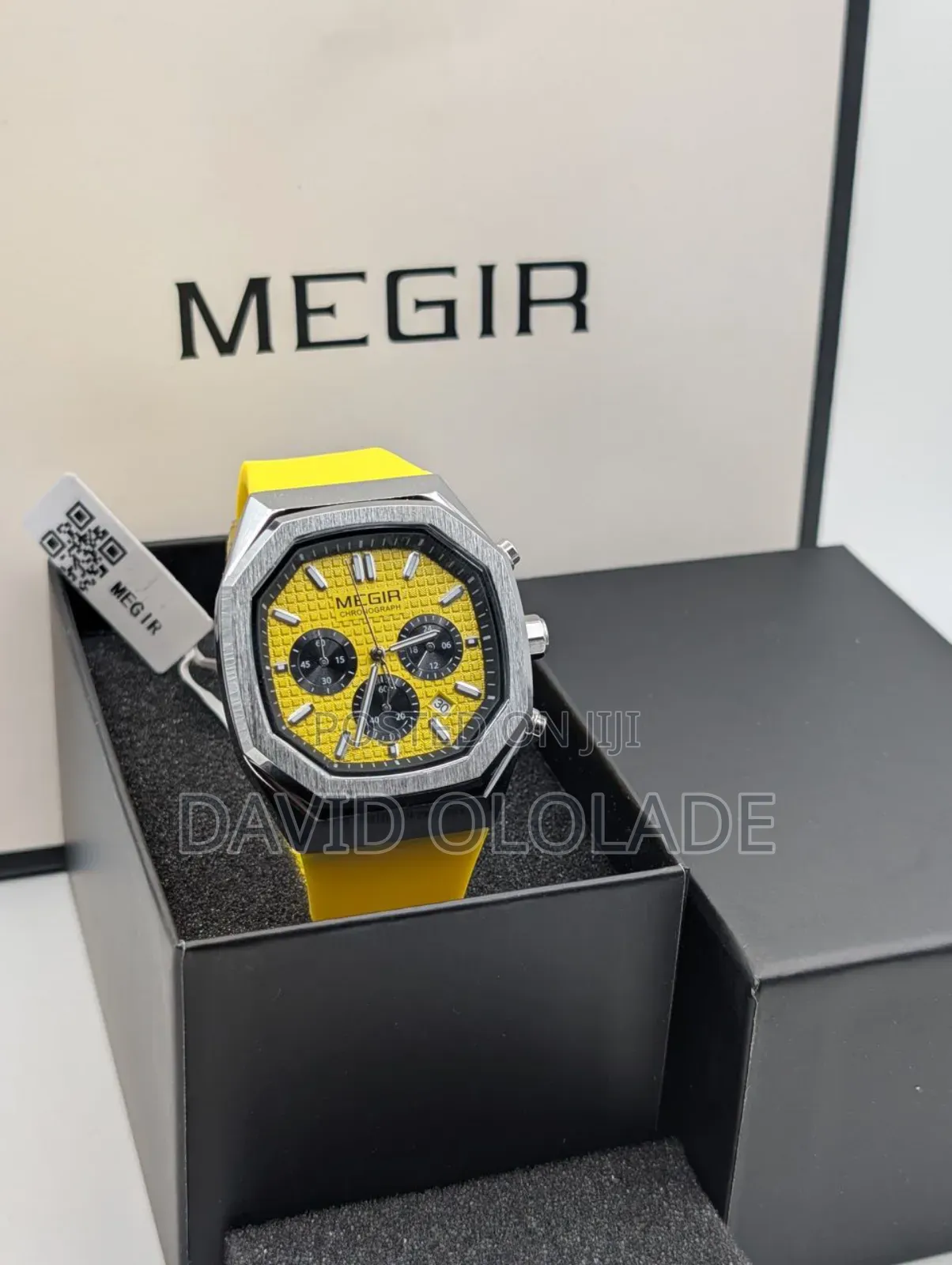 MEGIR 2215 Quality Rubber Strap Wristwatch