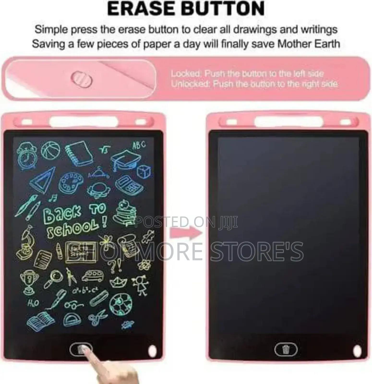 Erase Button Kids Writing Board