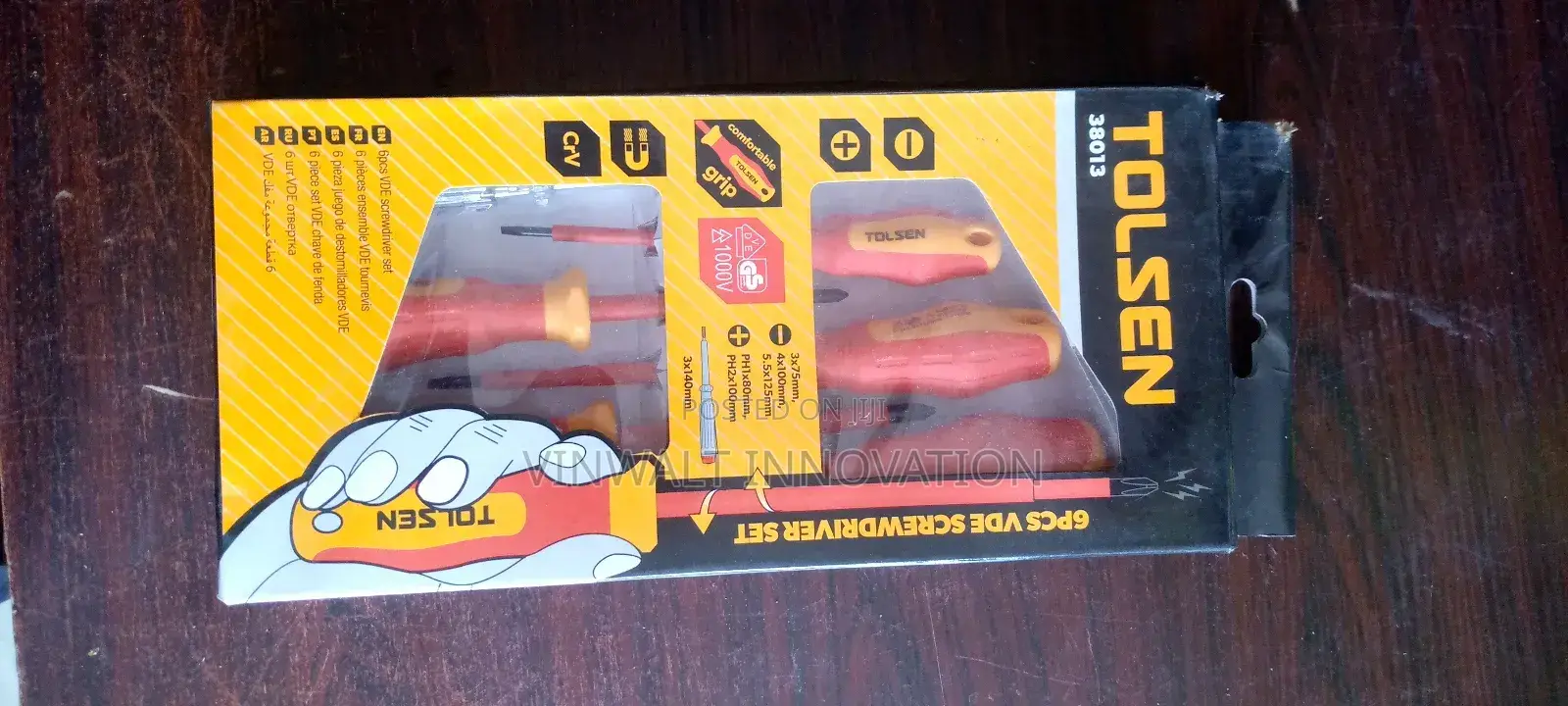 Electrical Screwdriver Set Tolsen 1000v