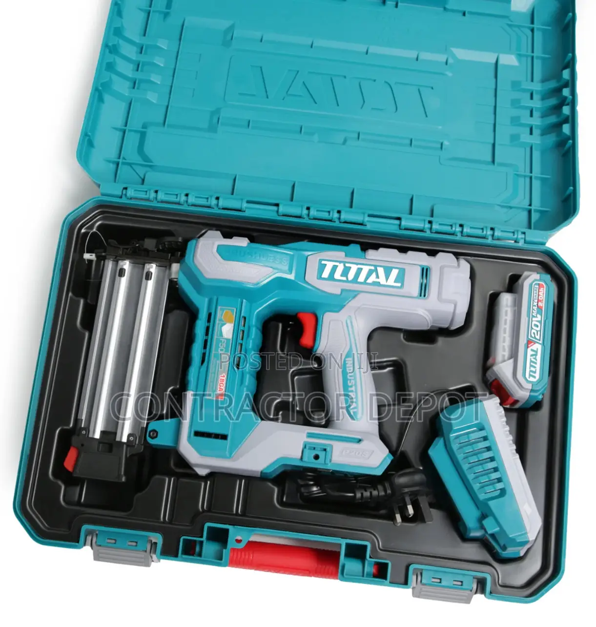 20V Cordless Brad Nailer Kit (With Battery Charger)