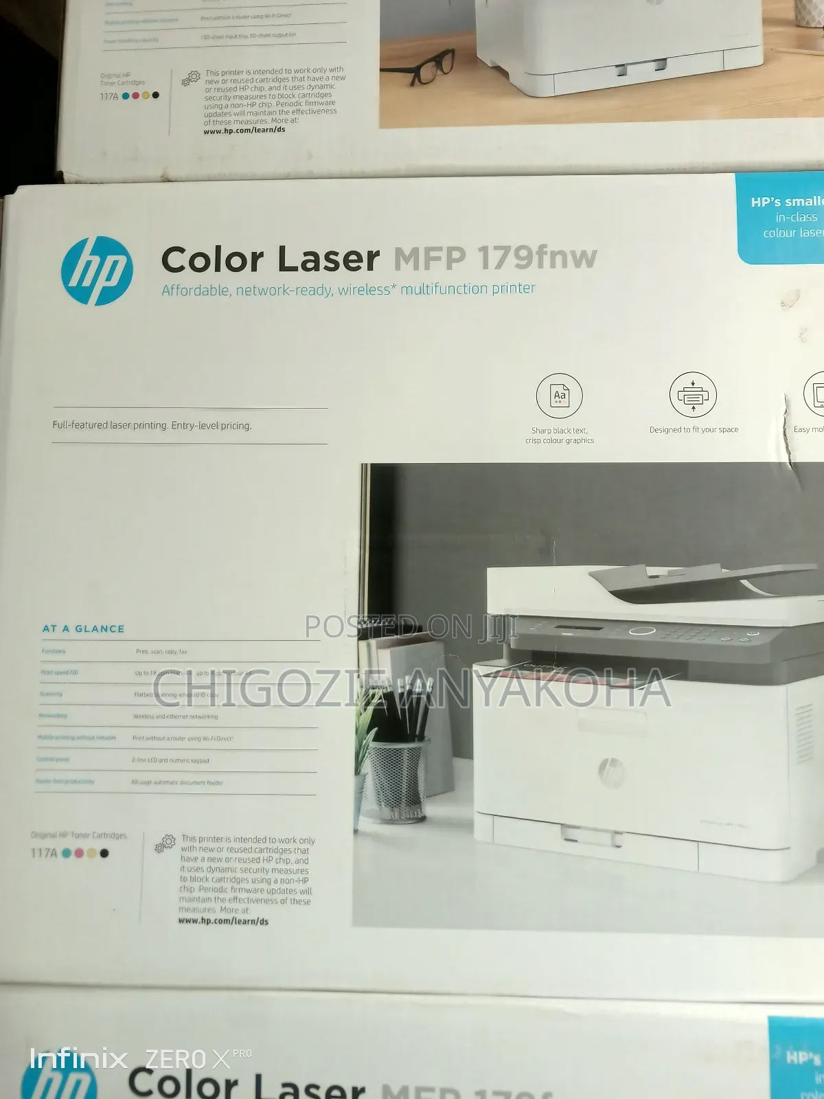 HP Colour Laserjet 179fnw Wireless Multifunction Printer