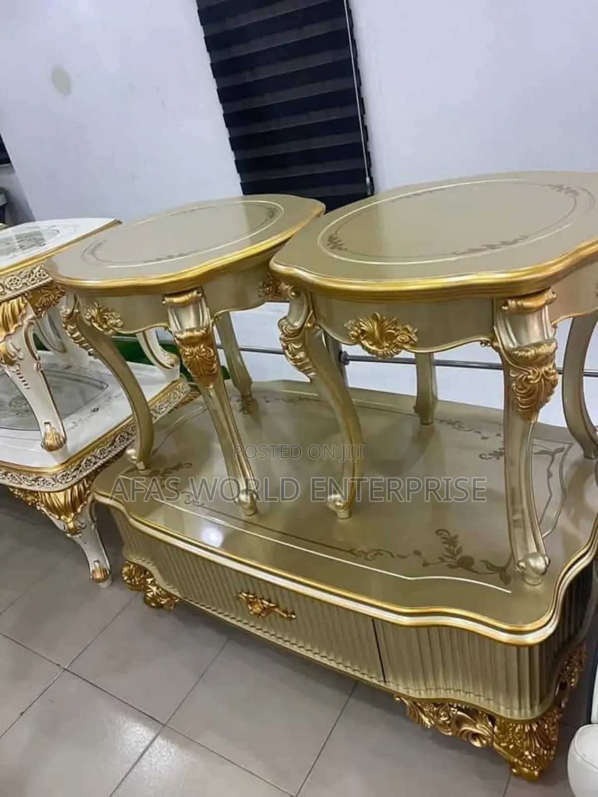 Beautiful Center Table and Two Side Stools