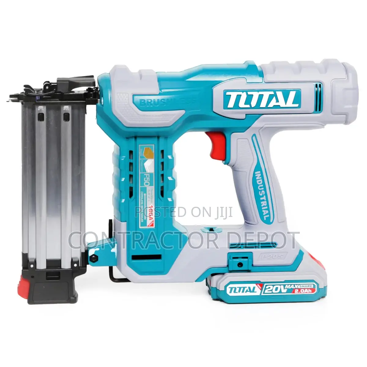 20V Cordless Brad Nailer Kit (With Battery Charger)