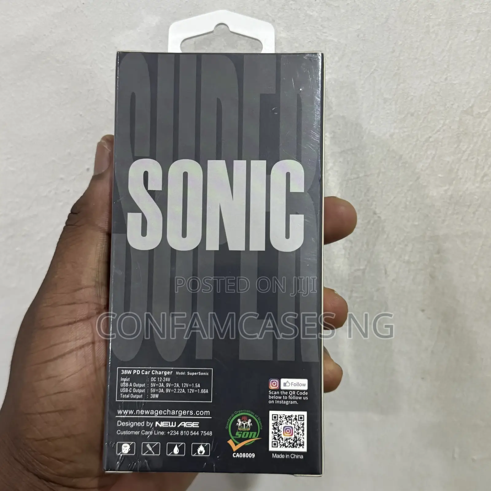 New Age Original Super Sonic Pd 38w Fast Car Charger