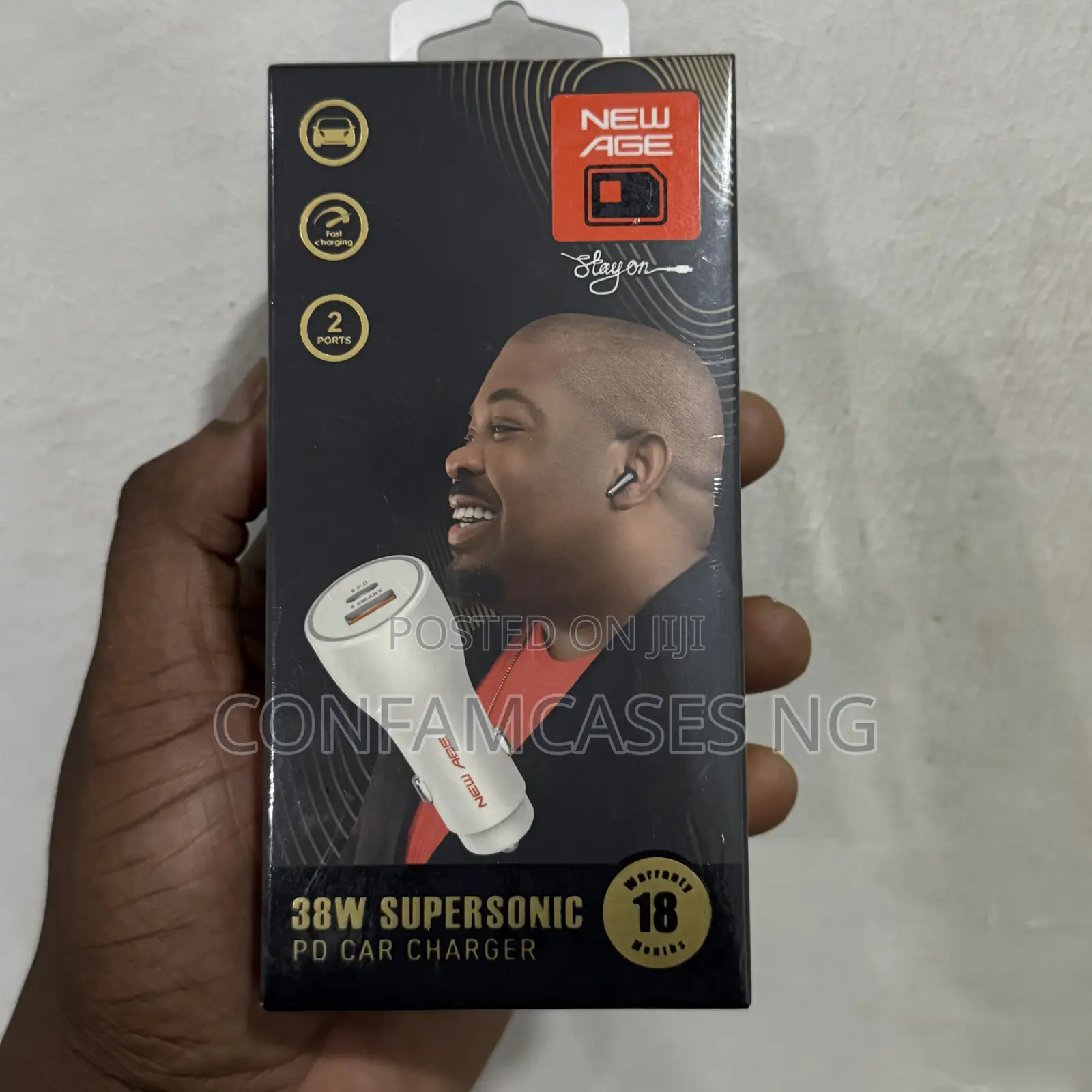 New Age Original Super Sonic Pd 38w Fast Car Charger