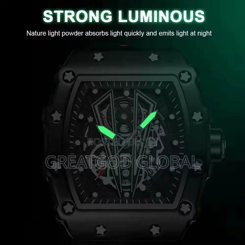 POEDAGAR RUBBER Wristwatch With Scratch Resistant Glass