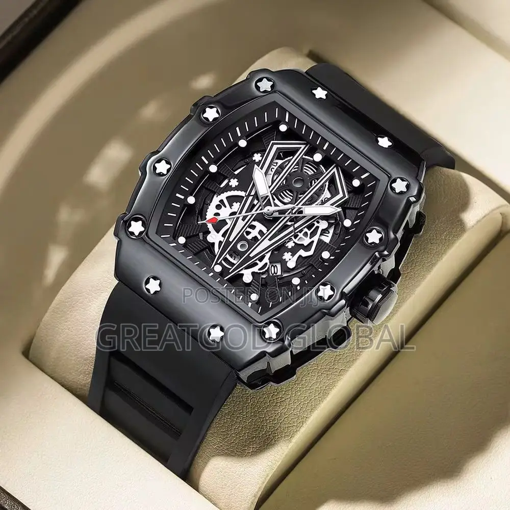 POEDAGAR RUBBER Wristwatch With Scratch Resistant Glass