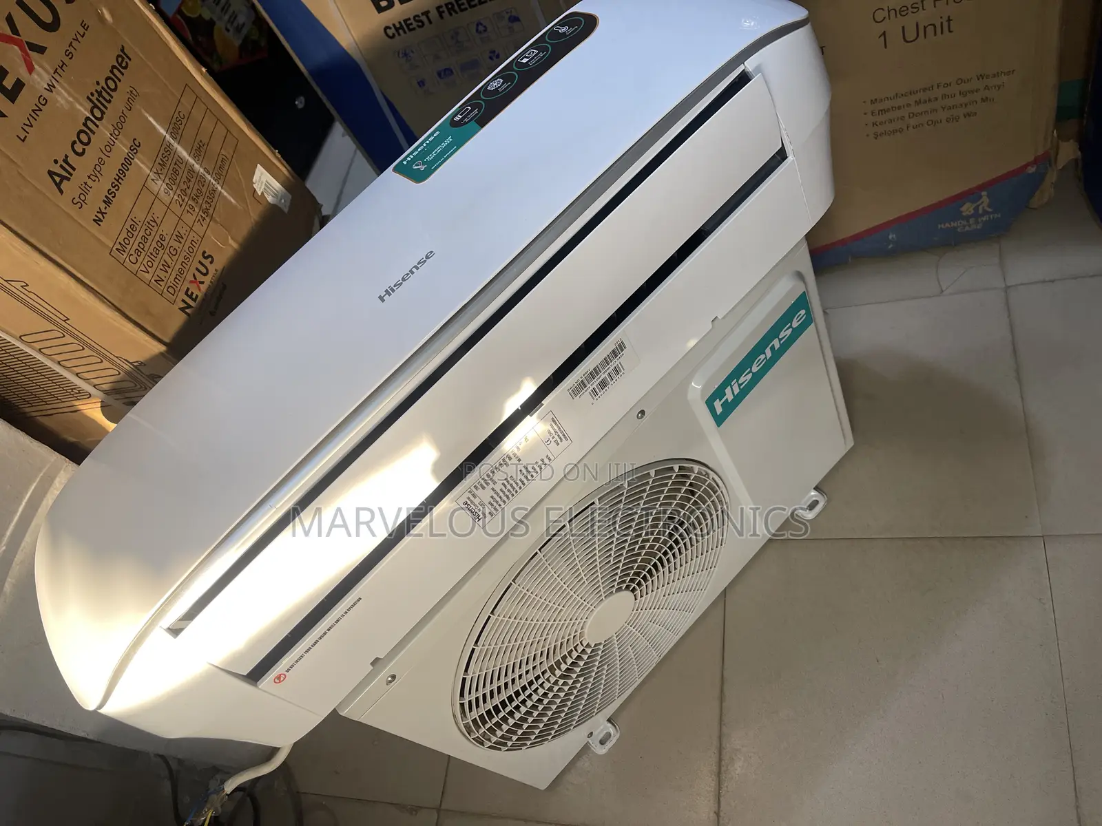 1month Used Super Clean Hisense 1hp Ac With All Accessories