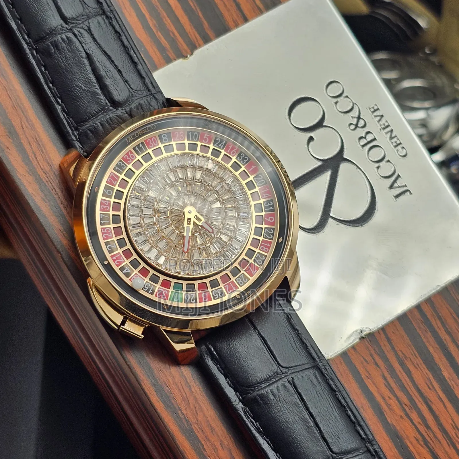 Jacobs and Co Unisex Stone Watch