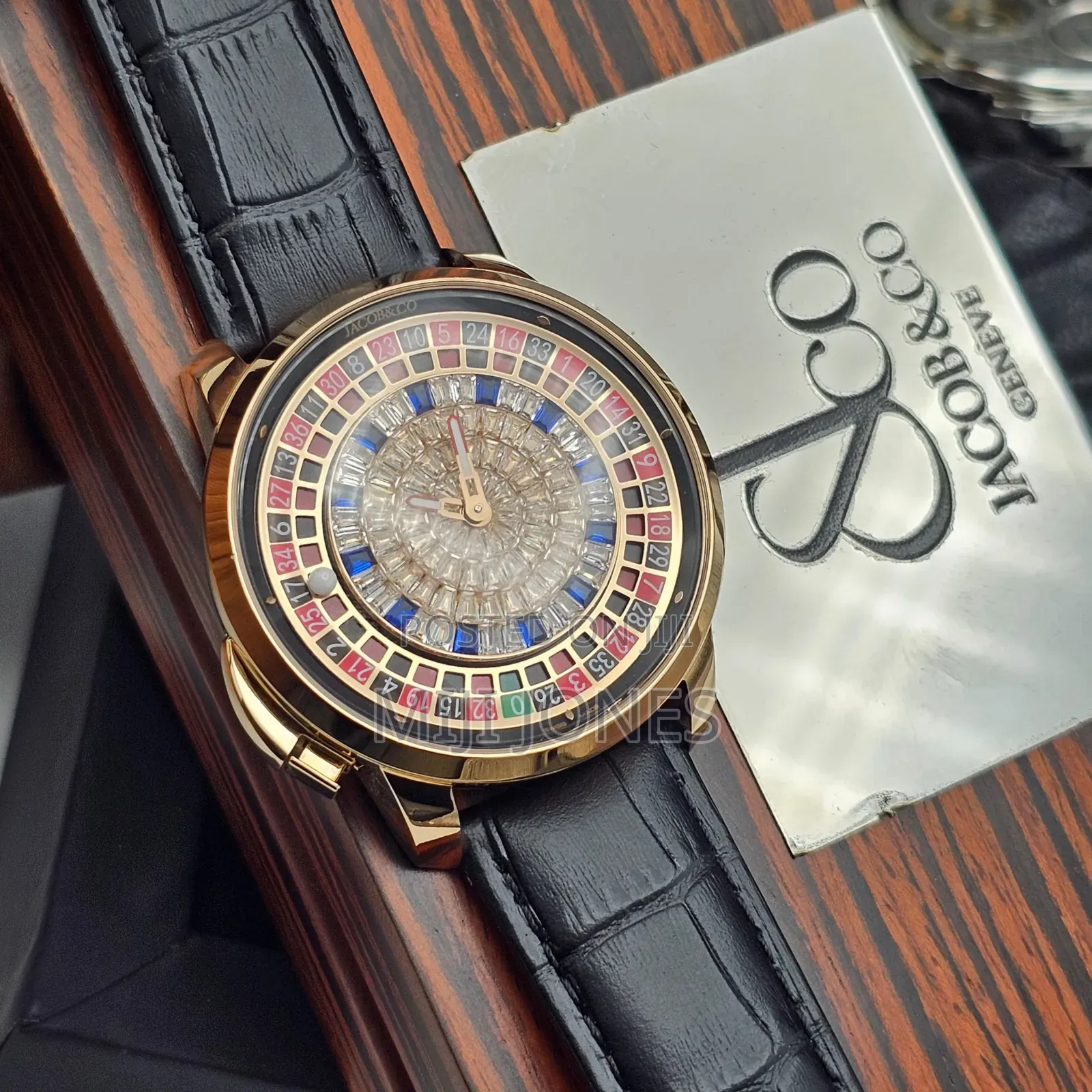 Jacobs and Co Unisex Stone Watch