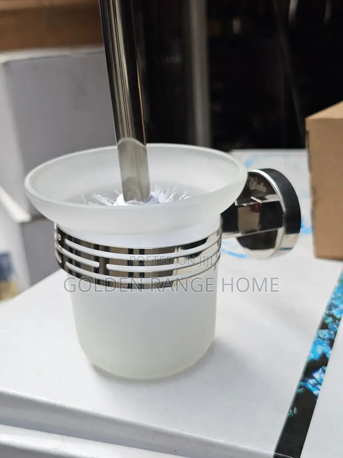 Wall Hang Glass Toilet Brush