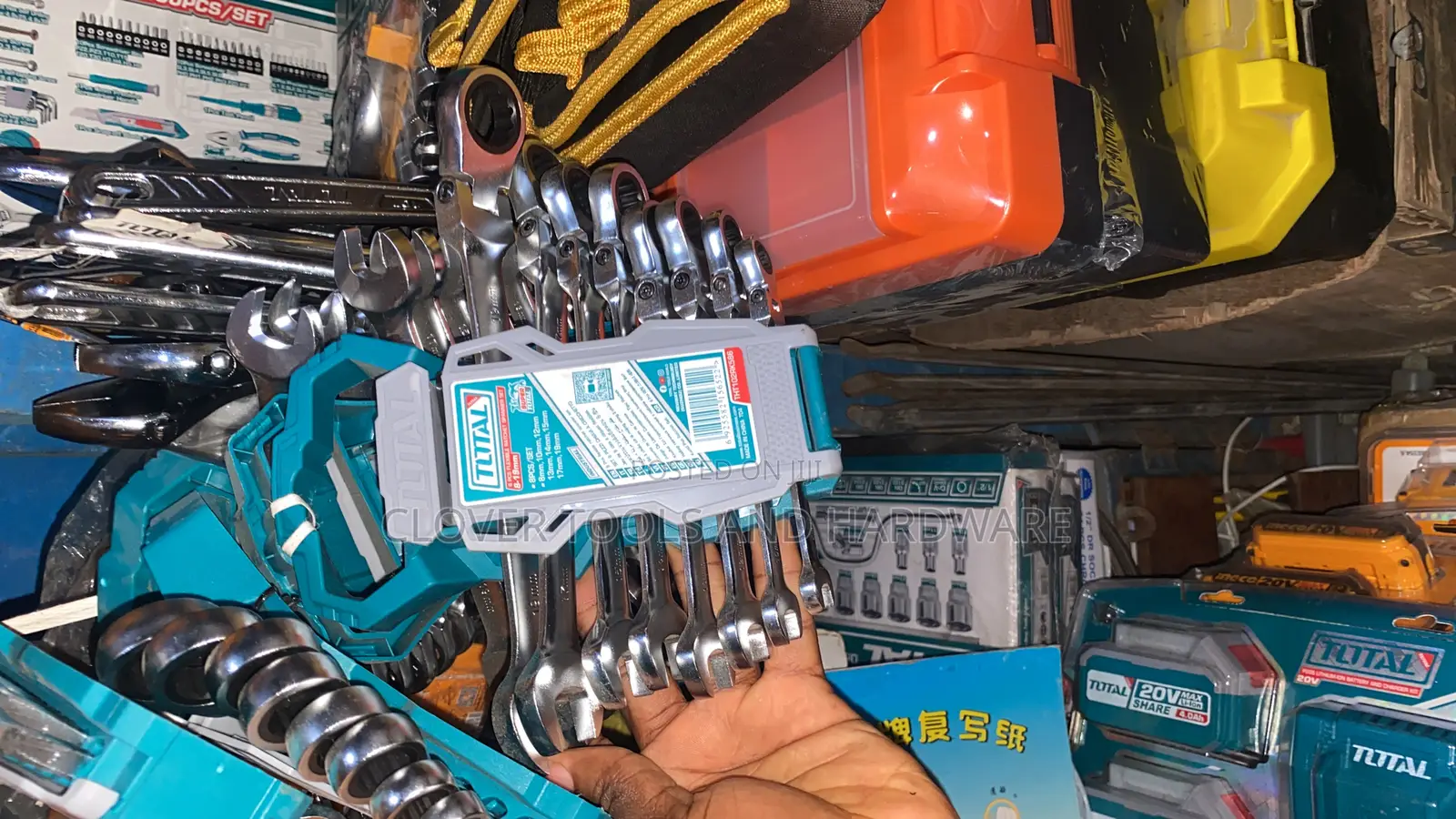 Total Flexible Ratchet Spanner Set 8pcs Tht102rk586
