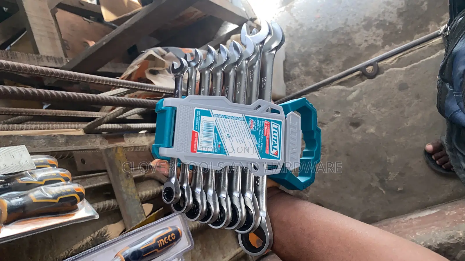 Total Flexible Ratchet Spanner Set 8pcs Tht102rk586
