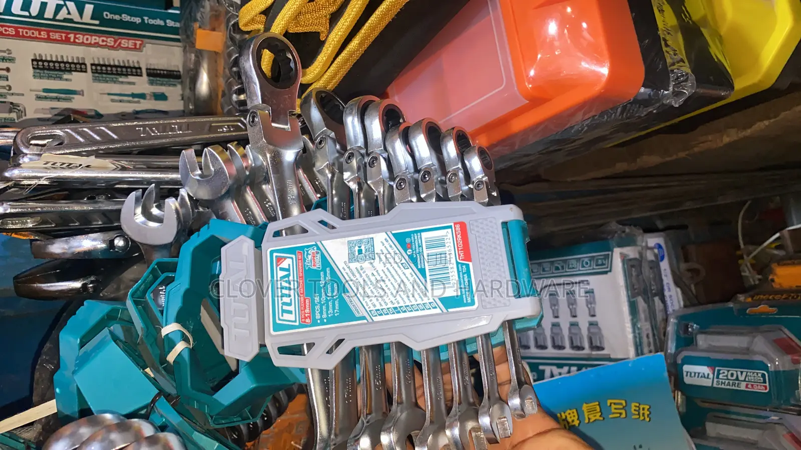 Total Flexible Ratchet Spanner Set 8pcs Tht102rk586