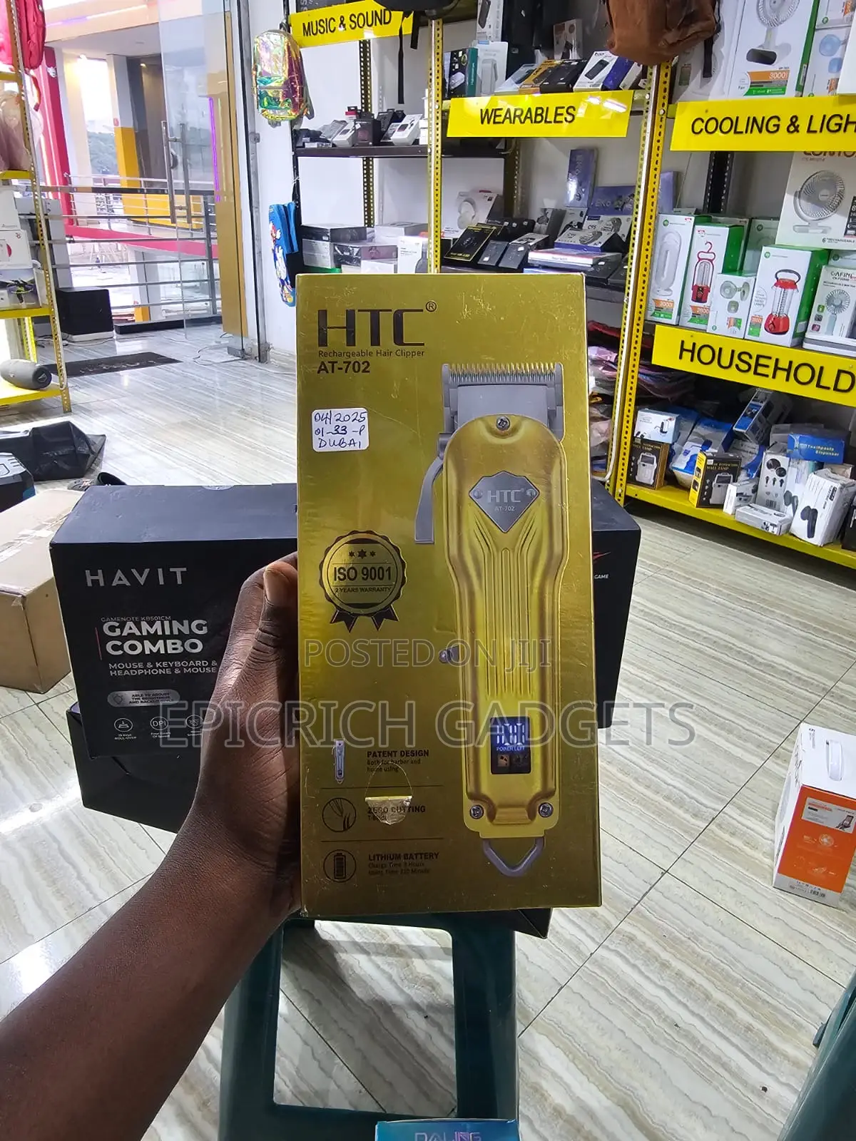 HTC at-702 Rechargeable Hair Clipper