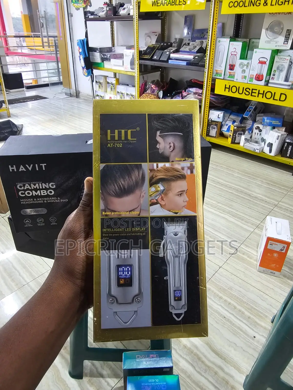 HTC at-702 Rechargeable Hair Clipper