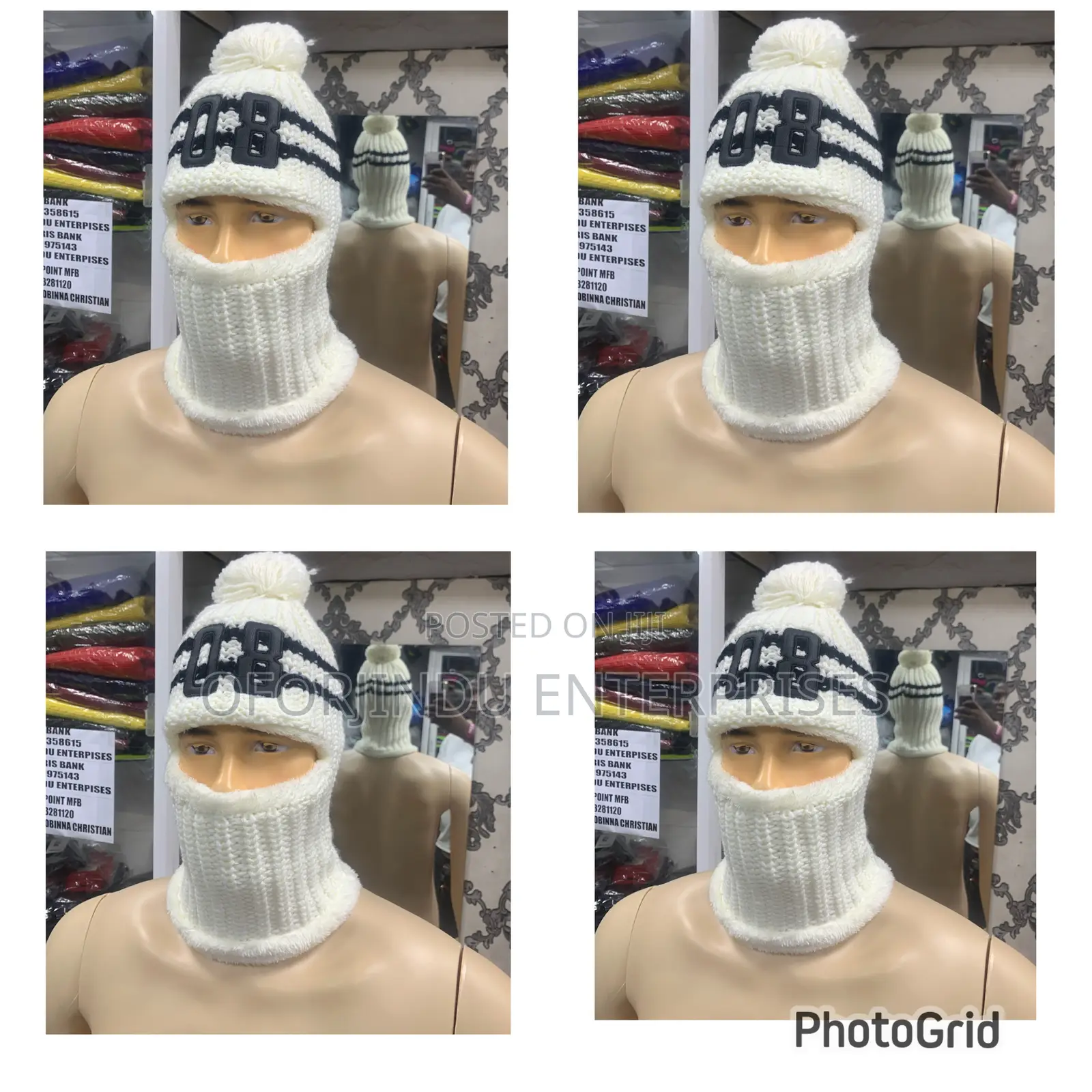Winter Balaclava Hooded Scarf Hat Warm Brand New Original