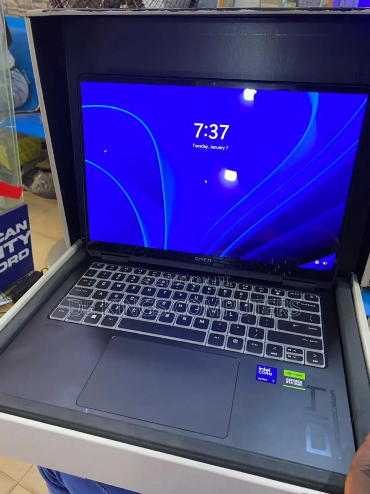 New Laptop HP Omen Transcend 14-fb0023dx 16GB Intel Core i7 SSD 1T